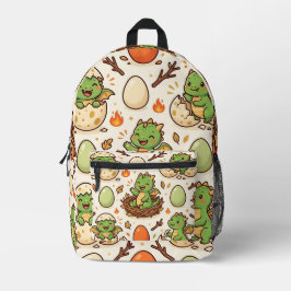 Impresa Mochila Nido de Huevo de Dragón – Diseño de Fantas