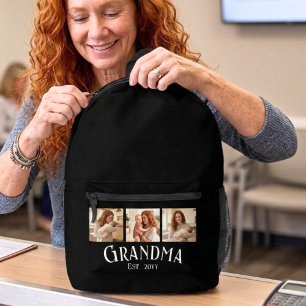 Impresa Mochila nueva abuela año de establecimiento nombre