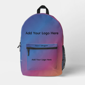 Impresa Mochila Ombre Gradiente, Diseño Personalizable |