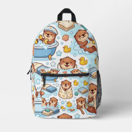 Impresa Mochila Otter Bubble Bath – Patrón Lindo y Acogedo