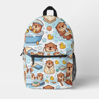 Impresa Mochila Otter Bubble Bath – Patrón Lindo y Acogedo