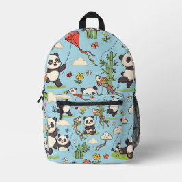 Impresa Mochila Panda Kite – Jardín de primavera Lindo