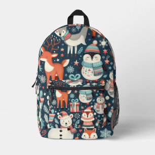 Impresa Mochila para animales Winter Wonderland