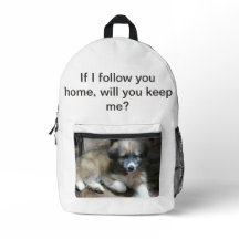 Mochila para cortar y coser texto de foto de masco