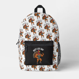 Impresa Mochila para día de pierna de acción de gracias
