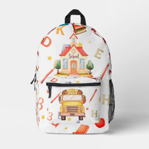 Impresa Mochila para días escolares para el regreso a clas