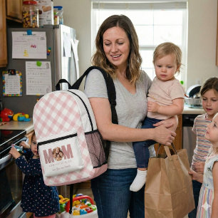 Impresa Mochila para fotos de mamá