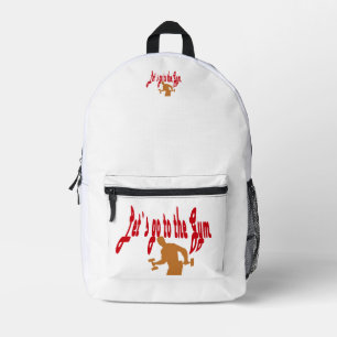 Impresa mochila para gimnasia y entrenamiento