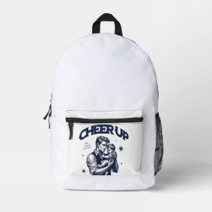 IMPRESA MOCHILA PARA HOMBRE/NIÑOS ÁNIMO PAPÁ