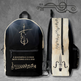 Impresa Mochila para Instrumento Musical de Violinista Art