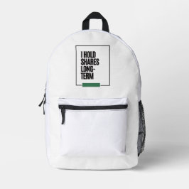 Impresa Mochila para Inversores – Mochila de Inversión Úni