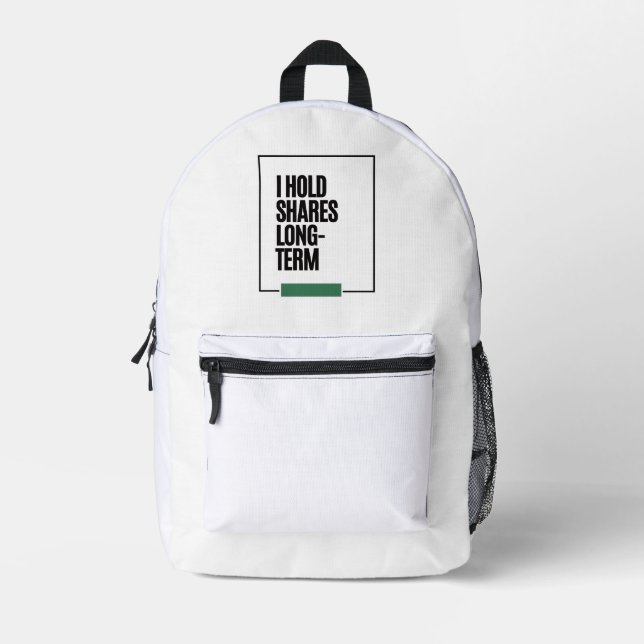 Impresa Mochila para Inversores – Mochila de Inversión Úni (Anverso)
