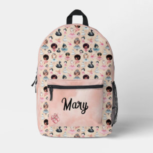 Impresa Mochila para niños Ballerina