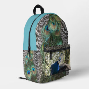 Impresa Mochila para pavo real en todas partes