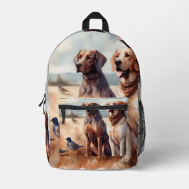 Impresa Mochila para perros de caza