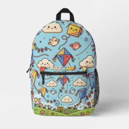 Impresa Mochila para volar cometas – Patrón de prado infan