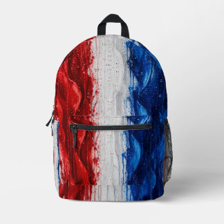 Impresa Mochila patriótica Rojo Blanco y Azul