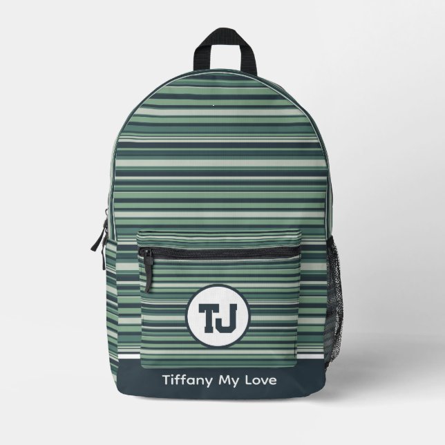 Impresa Mochila Patterned de Gimnasio Estudiantil de Prime (Anverso)