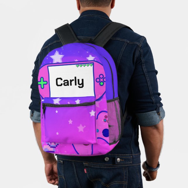 Impresa Mochila personalizada Chica de jugador (Insitu (Modelo))
