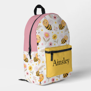 Impresa Mochila personalizada colorida, niños lindos
