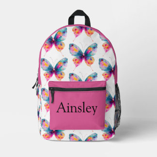 Impresa Mochila personalizada colorida, niños lindos