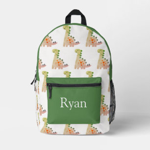 Impresa Mochila personalizada colorida, niños lindos