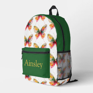 Impresa Mochila personalizada colorida, niños lindos