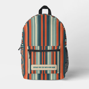 Impresa Mochila personalizada con franja vertical