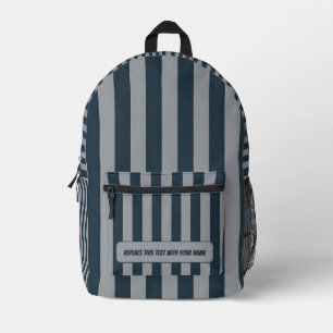Impresa Mochila personalizada con raya vertical