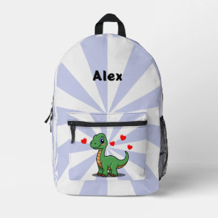Impresa Mochila personalizada de Braquiosaurio dinosaurio