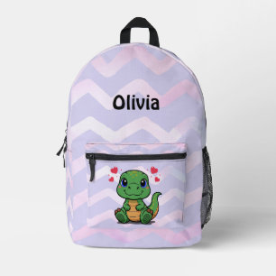 Impresa Mochila personalizada de dinosaurio T-Rex