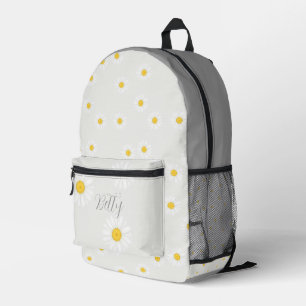 Impresa Mochila Personalizada de Flor de Margarita