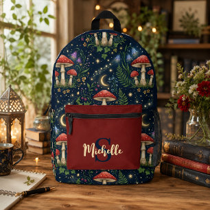 Impresa Mochila personalizada de hongo encantado