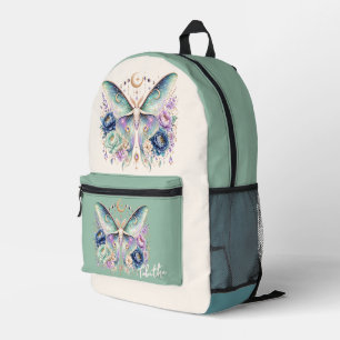 Impresa Mochila personalizada de la polilla Luna