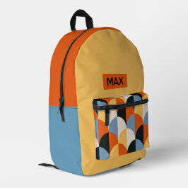 Impresa Mochila Personalizada de Nombre para Niños Moderno