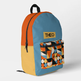Impresa Mochila Personalizada de Nombre para Niños Moderno