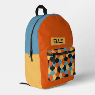 Impresa Mochila Personalizada de Nombre para Niños Moderno