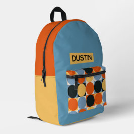 Impresa Mochila Personalizada de Nombre para Niños Moderno