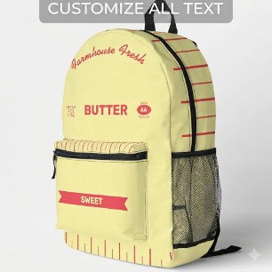 Impresa Mochila Personalizada de Palito de Mantequilla Dul