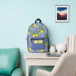Impresa Mochila Personalizada de Regreso a Clases con Azul