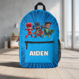 Impresa Mochila Personalizada de Superhéroe con Nombre Per