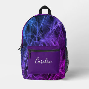 Impresa Mochila Personalizada Elegante Remolino de Humo