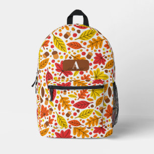 Impresa Mochila Personalizada Hojas de Otoño Niños