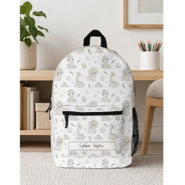 Impresa Mochila personalizada para niños con patrón de din