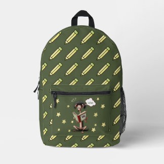 Impresa Mochila personalizada para niños para volver al co