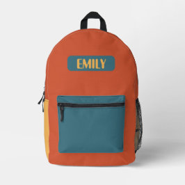 Impresa Mochila personalizada para preescolar – Bloque de