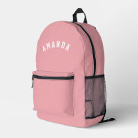 Mochila Personalizada Rosa Claro para Niños Regres