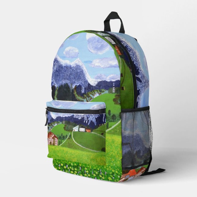 Impresa Mochila Preciosa Noruega  (Esquina derecha trasera )