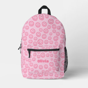 Impresa Mochila Preppy, Suministros Escolares Rosa