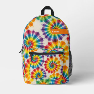 Impresa Mochila psicodélica de teñido personalizado Moch